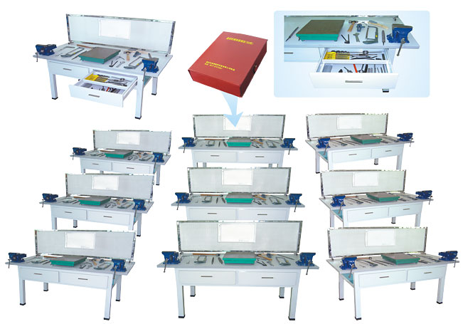 HY-901型鉗工實(shí)驗室設備（鉗工實(shí)訓桌、單面2工位）