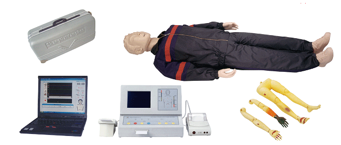 CPR500S-C大屏幕液晶彩顯高級全自動(dòng)電腦心肺復蘇模擬人（IC卡管理軟件）